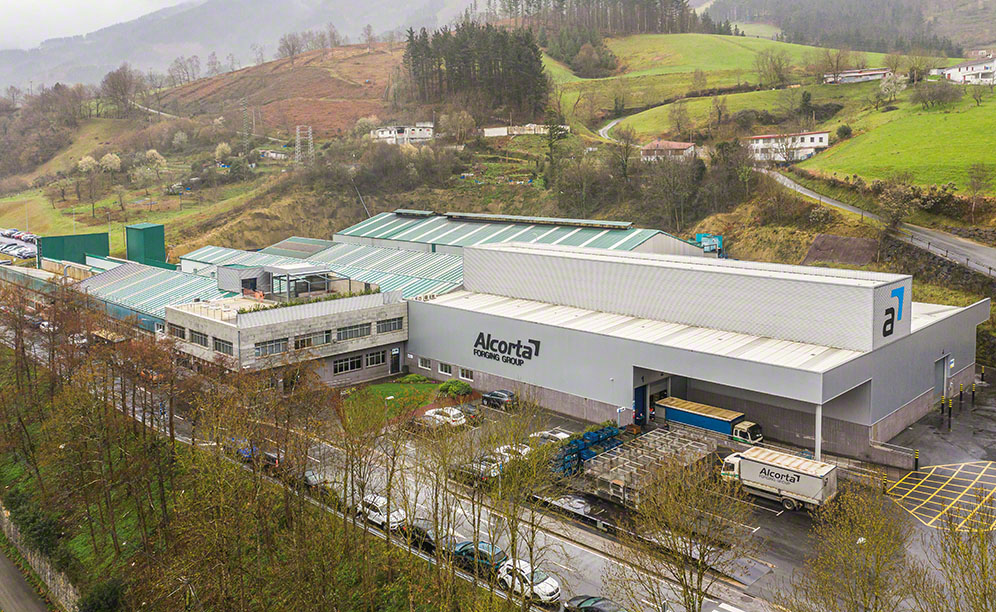 Magazyn Alcorta Forging Group jest połączony z zakładem produkcyjnym